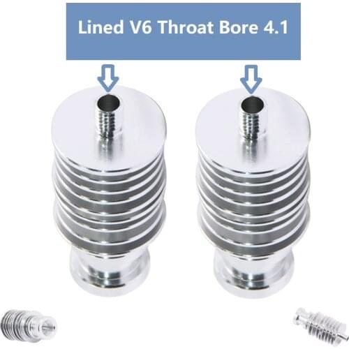 MEGA 2pcs 3pcs V6 Radiator Integreted with Bore 4.1mm Throat Heat Sink For E3D V6 J-head Extruder Bowden 3D Printer Parts Remote