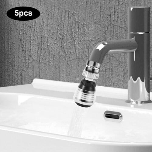 5Pcs 360 Degrees Rotating Faucet Nozzle Filter Bubbler 0.3 Aeration Sprinkler for Kitchen