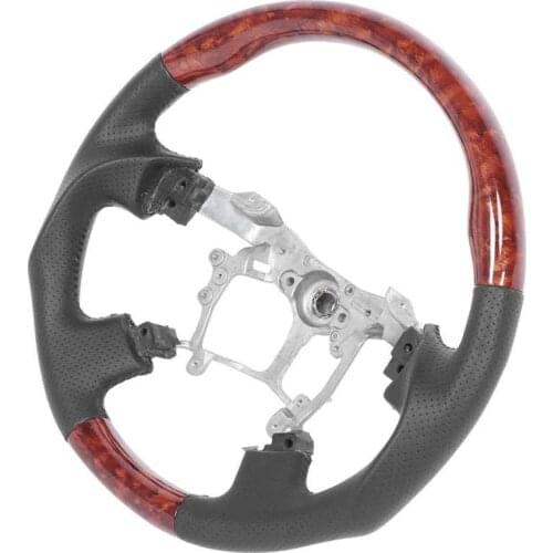 Car accessories steering wheel Steering Wheel Wood Grain Sport Style Perforated Fit for ALPHARD/VELLFIRE/CROWN Car