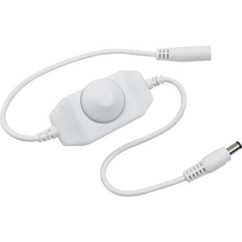 DC12-24V Mini LED Brightness Adjust Switch Single Color Dimmer Controller for 3528 5050 5630 LED Strip Light