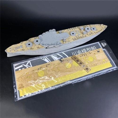 Wooden Deck Masking Sheet for 1/350 Trumpeter 05339 New York Battleship Model Upgrade Kit Accessories