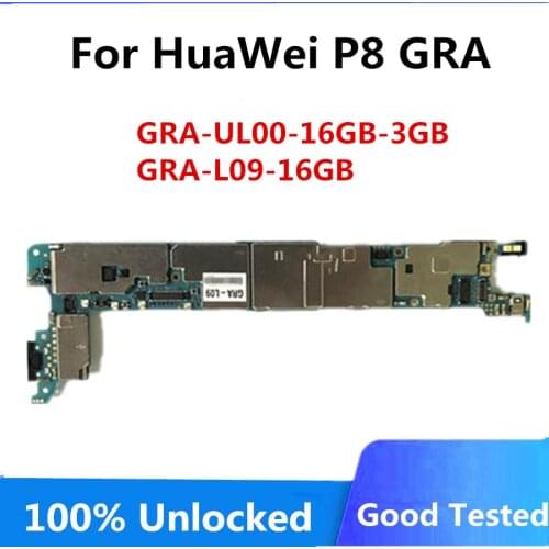 For HuaWei P8 GRA Motherboard,Unlocked Logic Board For HuaWei P8 GRA GRA-L09-16GB International GRA-UL00-16G-3G With Full Chip