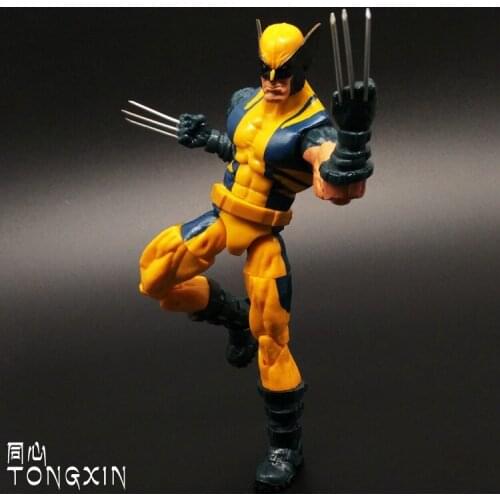ML Legends Wolferine Logan Yellow Puck Series 6" Action Figure Loose