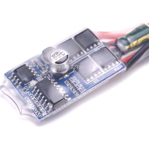 1pcs/2pcs 30A ESC Brushed ESC Motor Electric Speed Controller without / with Brake for DIY Mini RC Car Boat Tank
