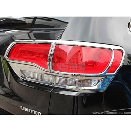 For Jeep Grand Cherokee WK2 2014-2016 Chrome Taillight Cover Car Styling Accessories