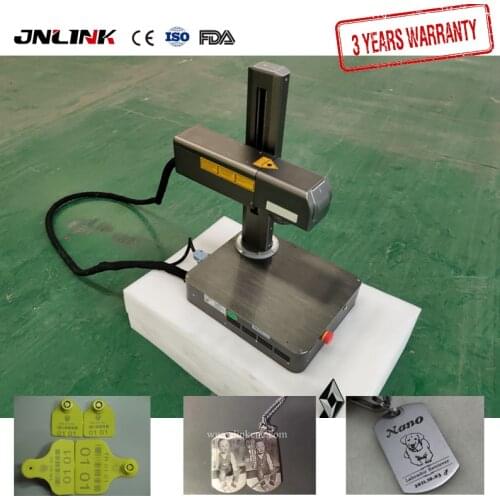 Mini fiber laser marking machine laser engraving machine with rotary for ring