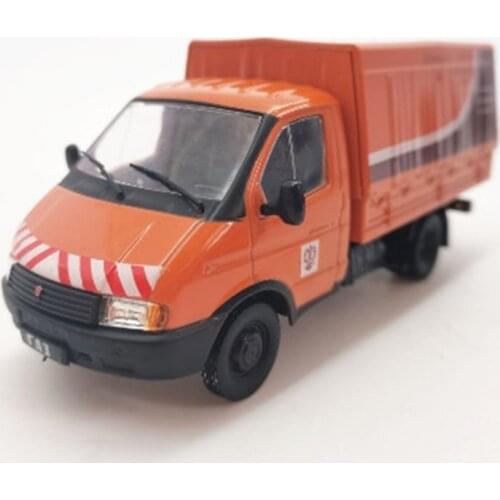 Diecast 1:43 Scale Soviet Car Minivan Engineering Vehicle Simulation Alloy Car Model Collectible Decoration Gift Toys Boys