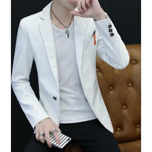 Spring And Autumn Men Leather Jacket 2021 New Fashion Leather Coat Men Short Slim Motorcycle Leather Clothing Male Outerwear