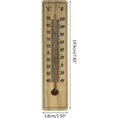 Wall Hang Thermometer Indoor Outdoor Garden House Garage Office Room Hung Logger