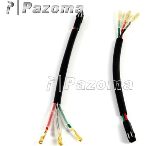 For Honda CBR600RR 03-14 CBR1000RR 04-07 Turn Signal Wire Adapter Indicator Plug Adaptor Blinker Wiring Harness OEM 3-Pin Lead