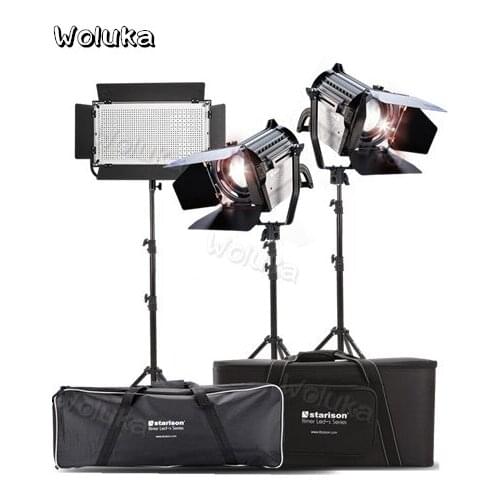 Spotlight kit Photo Studio kits LED150W+1100S Film Camera lamp video 15-20 flat interview Micro movie Lighting CD50 T01