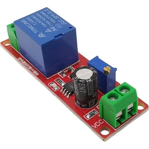 1Piece DC 12V NE555 Timer Delay Relay Shield Module NE555 Timer Switch Adjustable Disconnect Module 0~10S