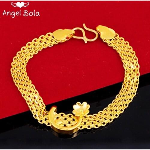 Muslim Fashion New Design Luxury Jewelry Feminine Charm Watch Chain, with Exquisite Flowers Suitable for Wedding Celebrations