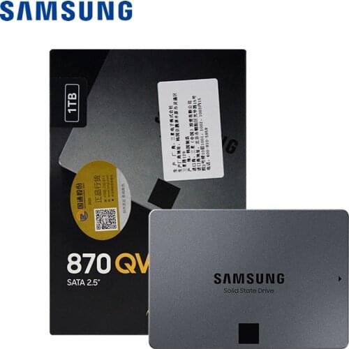 SAMSUNG Original NEW 870 QVO SSD 1TB 2TB 2.5'' For Laptop Desktop PC Internal Solid State Disk Hard Drive Sata SSD