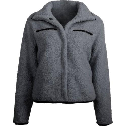 Autumn and winter new lamb wool European American style grain suede fur coat