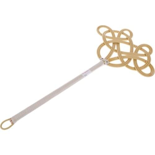 T84E Traditional Racket Woven Imitation Rattan Clean Duster Carpet Rug Beater Durable Hand Made For Pet Owner