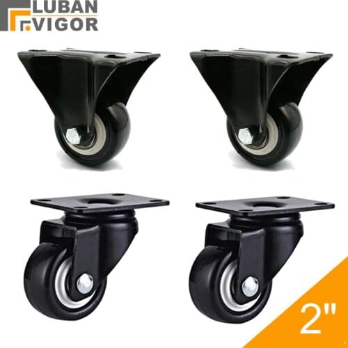 High load-bearing,2 inch PU csaters,Directional and Universal wheels,For Furniture, trolleys,HOME/Industrial Hardware