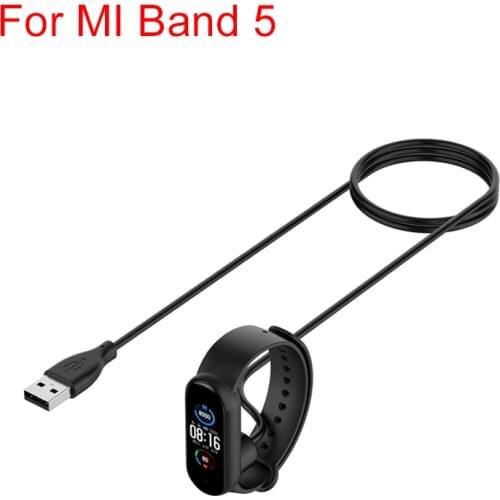 For Xiaomi Mi Band 5 6 Miband 5 6 USB Charger Adapter Smart Wristband Bracelet Mi Band 5 Charging Cable Band6 Charger Data Cable