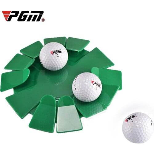 Green Golf Disk Indoor Push Drive Disk Convenient and Practical Green Cave Cup and Disk Catcher