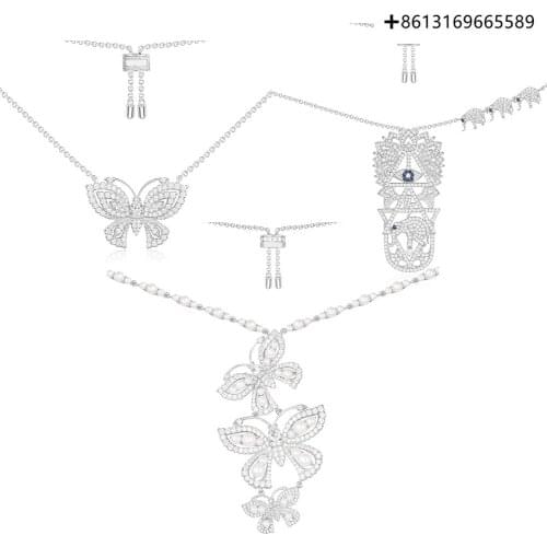 925 sterling silver original 1:1 high quality animal series female jewelry engraving logo