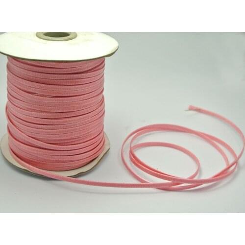 100 Yards Pink FLAT Korean Waxed Cord Craft Lace String Thread 4mm