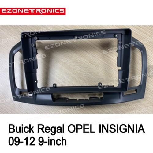 2/1DIN Car CD DVD Frame Audio Fitting Adaptor Dash Trim Facia Panel 9inch For BUICK Regal OPEL INSIGNIA 09-12 DoubleRadio Player