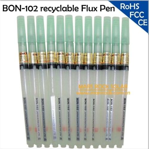 20pcs/Lot Wholesale Flux Coating Tool BONPEN BON-102 Recyclable Flux Pen (Empty Pen) Welding & Soldering Supplies Welding Fluxes