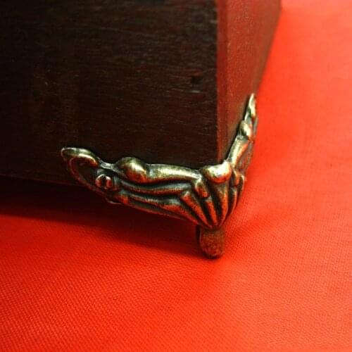20Pcs/Lot Jewelry Chest Wood Case Gift Box Decorative Feet Leg Corner Protector Guard Bat Bronze