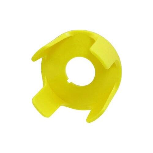 22mm Diameter Yellow Plastic Quadruped Protective Cover for Push Switch Button