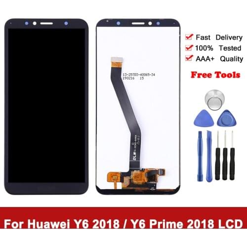 5.7" For Huawei Y6 2018 LCD Display Touch Screen Digitizer Assembly For Huawei Y6 Prime 2018 ATU-LX1 ATU-L21 LCD Screen Parts