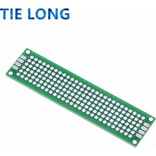 10pcs/lot 2x8 Double Side Copper Prototype PCB Universal Board Experimental Development Plate Green