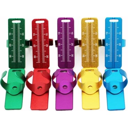 5 pcs Dental Ring Ruler Root Canal Measuring Tool Aluminium Alloy Colorful endodontic instrument Dentistry Dentist tools