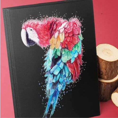 A4 sketchbook 450g Paper Card Making Cardboard Thick Handmade Kraft Paper Art Drawing DIY Graffiti Brown White Blank Card Paper