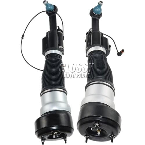 AP02 Set of 2 Front Air Suspension Strut Shock Absorber for Mercedes-Benz S-Class W221 C216 w/ 4Matic 2213200238 2213200338
