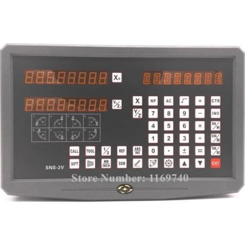 Hot price SNS-2V 2 Axis digital readout Two Axis Digital Display Milling Lathe Machine DRO Suitable for Sino EASSON HXX scales