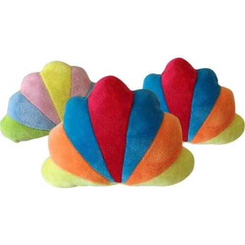 Pet Dog Toy Puzzle Bite Resistant stars Shell Plush Toy Dog Squeaker Chew Training Pets Products Resistant Squeak