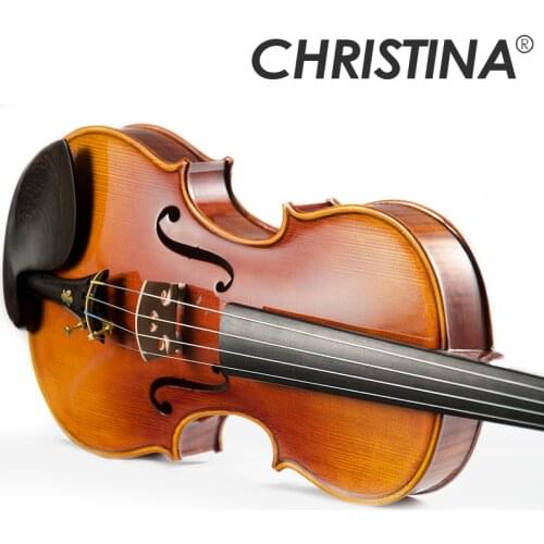 Christina V05-C violin 4/4 Italian handmade Antique Grading violino free shipping music instrument with padded case bow