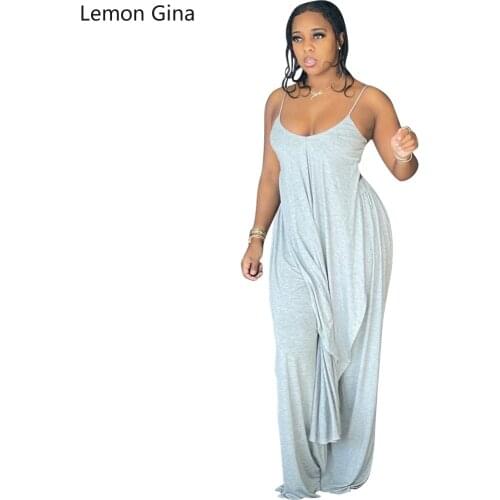 Lemon Gina Summer 2021 Sexy Womens Delivery Straps Loose Backless Two-piece Nightclubs