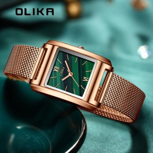 Fashion Lady Quartz Watch Women Rose Gold Stainless Watchband High Quality Casual Waterproof Wristwatch Gift
