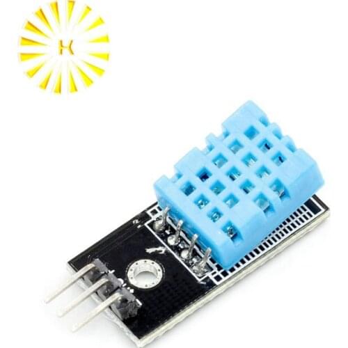 New Temperature and Relative Humidity Sensor DHT11 Module with Cable for arduino Diy Kit Connector
