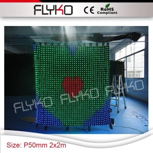 Pixel50mm rental restaurant stage professional indoor LED Display led video wall with RGB color