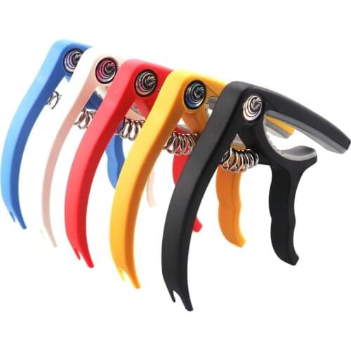 Plastic Guitar Capo for 6 String Acoustic Classic Electric Guitarra Bass Ukulele Tuning Clamp Musical Instrument Accessories