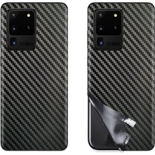 New 3D Carbon Fiber Film For Samsung Galaxy S21 Ultra S10E S9 S20 Full Wrap Skin Back Cover Note 10 Plus Note 20 9 8 7 5 Sticker