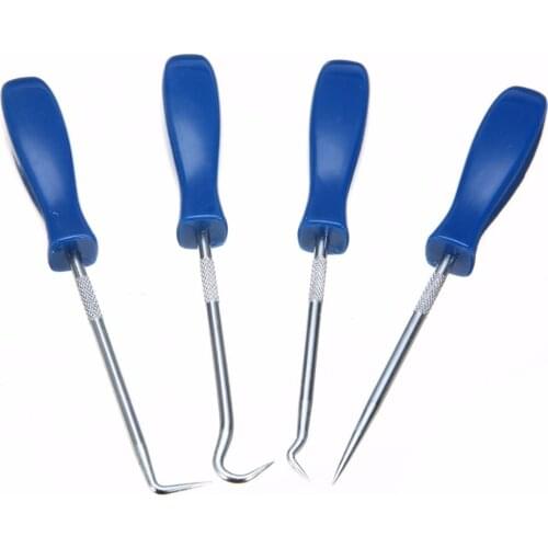 Universal 4Pcs/Set Durable Car Hook Oil Seal O-Ring Remover Pick Set Craft Hand Tools New