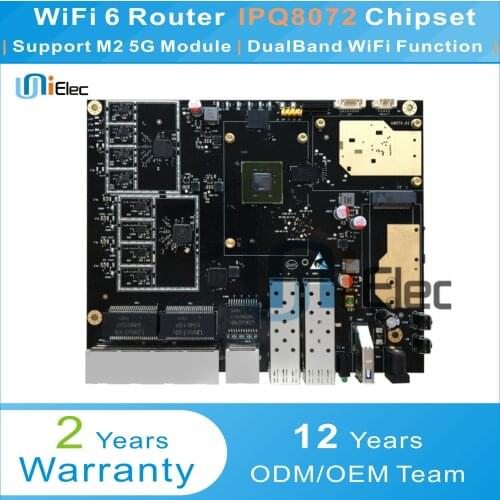 WiFi 6 Router IPQ8072 Enterprise Wireless Dual band WIFI 802.11ax OpenWrt PCBA ODM OEM Board