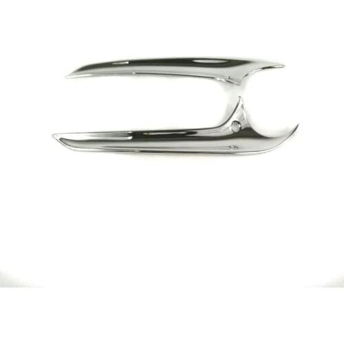 2PCS/set Car Styling Chrome ABS Front Fog Light Fog Lamp Trim Cover Sticker For Hyundai ELANTRA Hyundai AVANTE 2016 2017