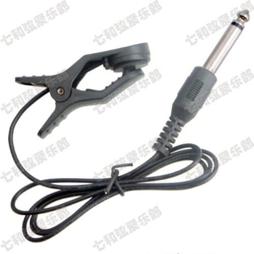 5Pcs Universal Clip Line On Pickup Piezo For Guitar Violin Banjo Mandolin Ukulele with 1/4 Jack 1M Cable guitar accessories