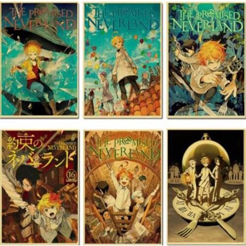 5D Diy Diamond Painting Japanese Anime The Promised Neverland Full Square/Round Diamond Embroidery Mosaic Kit Handmade WG2244