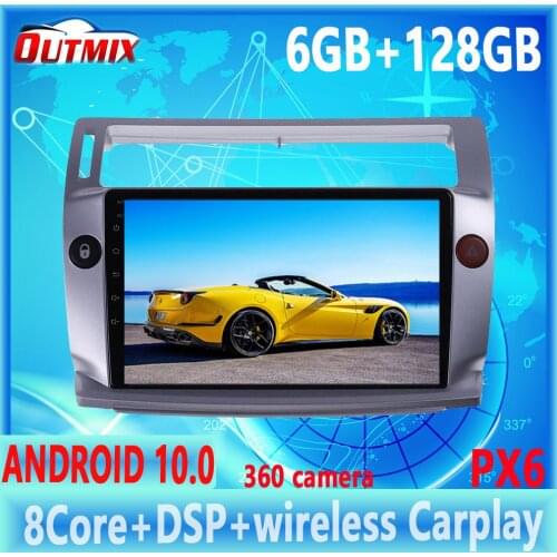 6+128 For Citroen C4 C-Triomphe C-Quatre 2004-2014 Car Gps Navigation Stereo Unit Multimedia Player Radio Tape Recorder Headunit