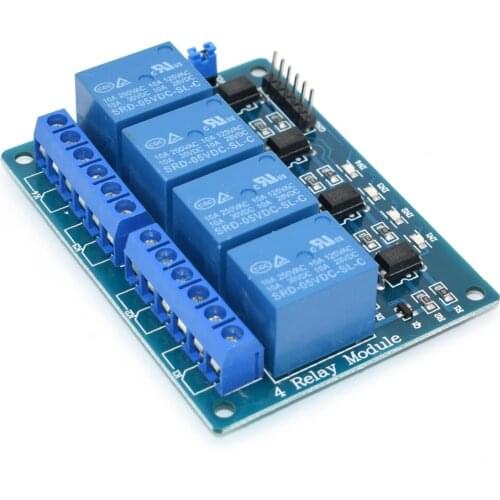 Free shipping ! 10PCS 4 channel relay module 4-channel relay modules, relay control board with optocoupler